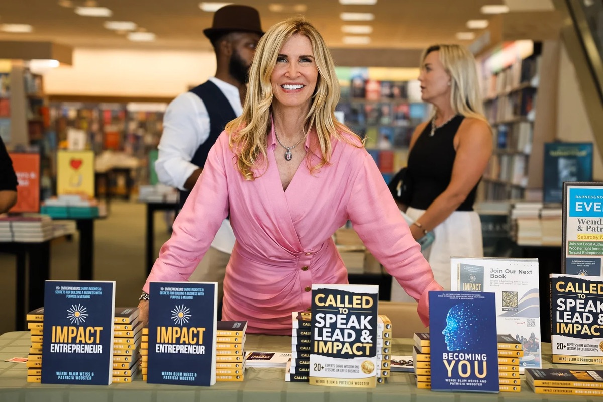 An author feature at a book event